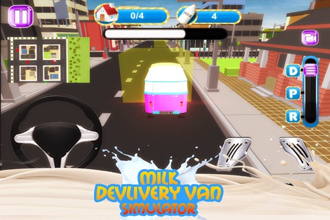 Milk Delivery Van Simulator 3D screenshot 4