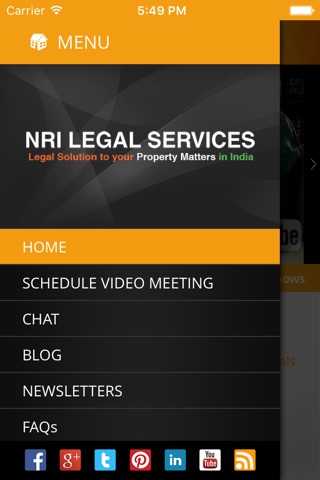 NRI Legal Services screenshot 2