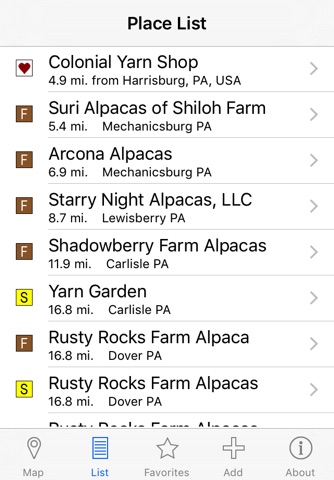 YarnPlaces - Find Yarn Shops screenshot 3