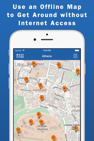 Athens Travel Guide & Map screenshot 2