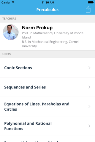 Precalculus video tutorials by Studystorm: Top-rated math teachers explain all important topics. screenshot 2