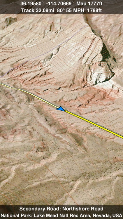 Scenic Map Western USA