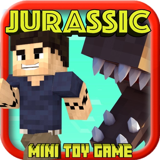 JURASSIC CRAFT ( Dino Hunter ): SURVIVAL Block Mini Game with Multiplayer icon