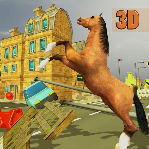 Wild Horse City Simulator iOS App
