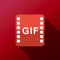 Icon Video to Gif - Best Photo Sharing Site, Hiralious Text Animated Gifs, Create Moments Looping Photos