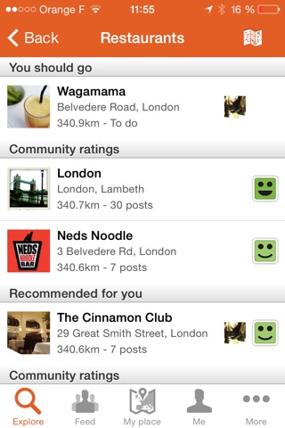 Tellmewhere : Restaurants Hotels Bars screenshot 3