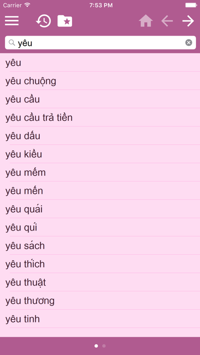 Greek Vietnamese dictionary screenshot 3
