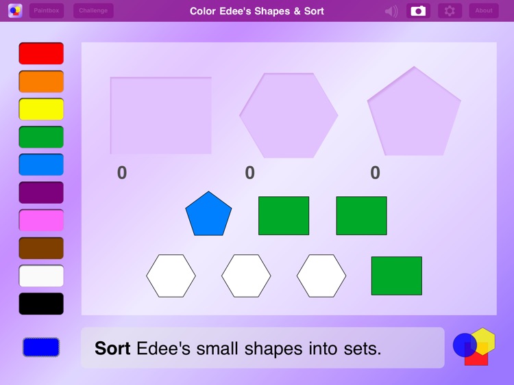Color My Shapes & Sort screenshot-3