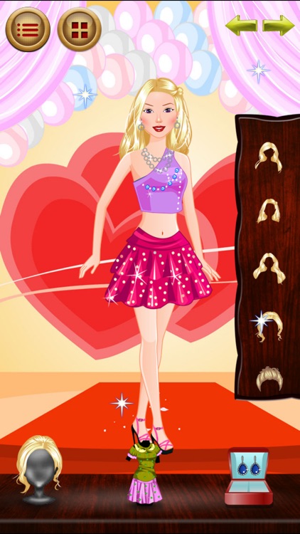 Collage Party Makeover ,Spa , Dressup free girls games screenshot-3
