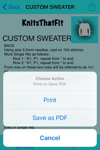 KnitsThatFit Sweaters Premium screenshot 3