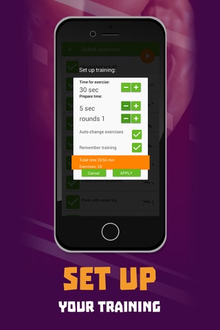 Plank workout PRO screenshot 4