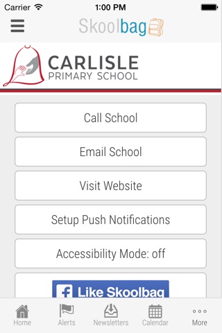 Carlisle Primary School - Skoolbag screenshot 4