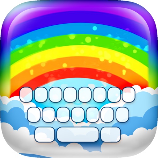 Keyboard Wallpaper Designs Photo Skins for Rainbow