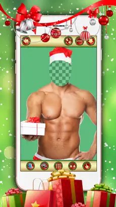 Скриншот 2 Papá Noel sexi editor de fotos Navidad fotomontaje iphone