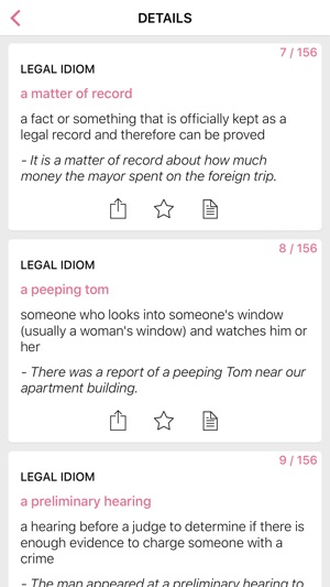 Medical Legal idioms in English(圖2)-速報App