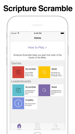 Scripture Scramble | Learn the Bible Books(圖1)-速報App