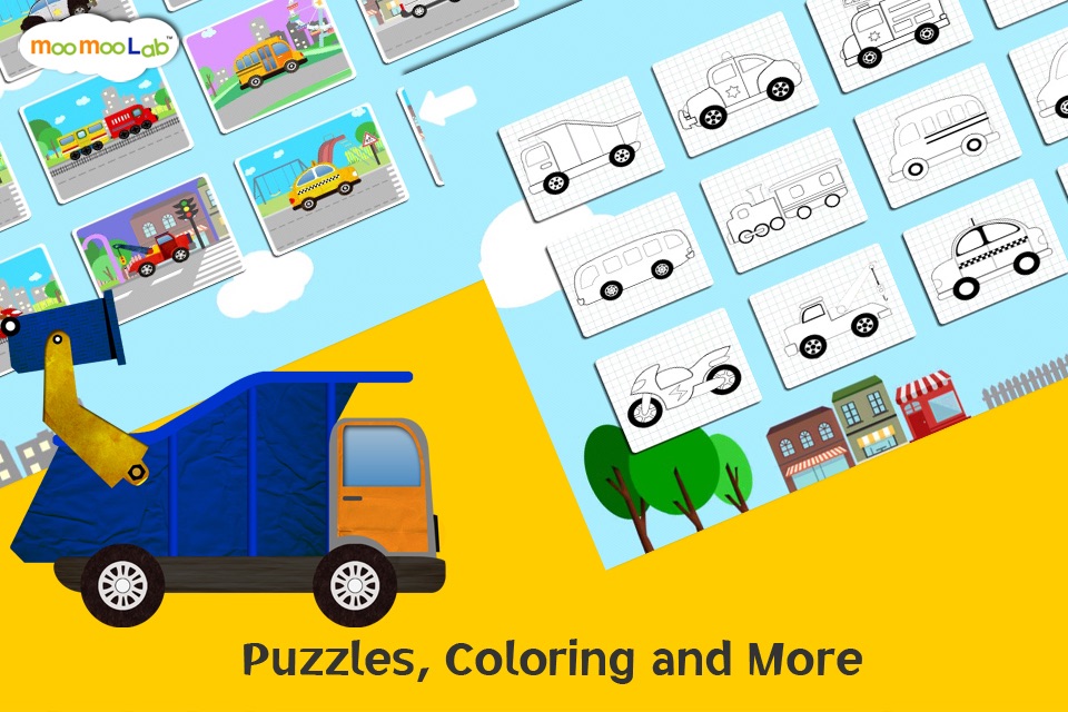 Car and Truck-Kids Puzzle Game screenshot 3