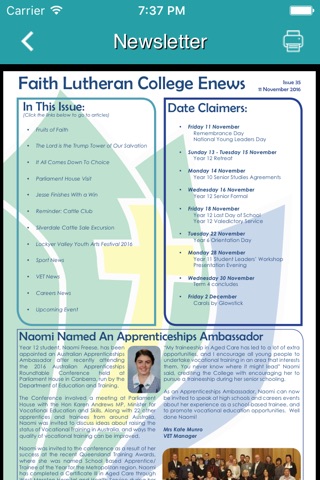 Faith Lutheran College screenshot 2
