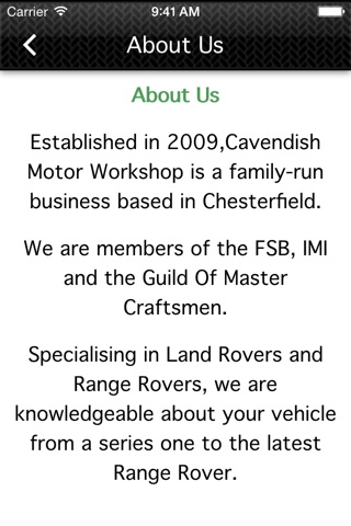 Cavendish Motor Workshop screenshot 3