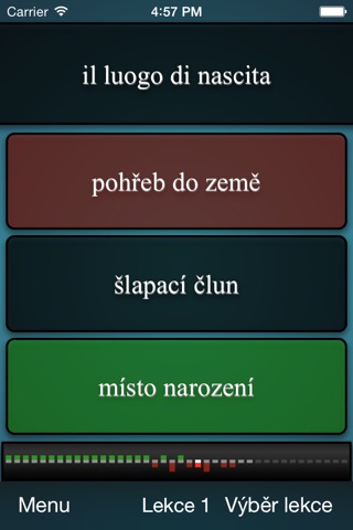 Italština - Slovíčka screenshot 3