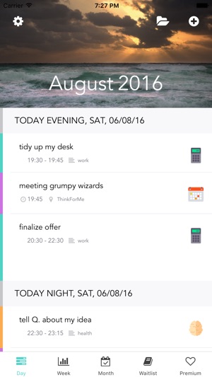 ThinkForMe – smart Calendar | Task List 