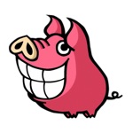 Pinky Pig - Cute stickers for iMessage