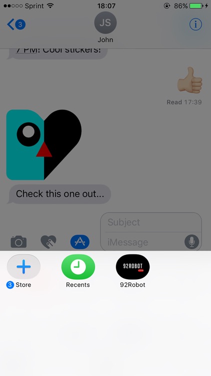 92ROBOT Stickers screenshot-3