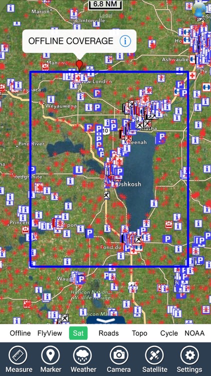 Lake Winnebago GPS map HD - fishing charts offline screenshot-4