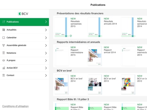 Screenshot #4 pour BCV Relations Investisseurs