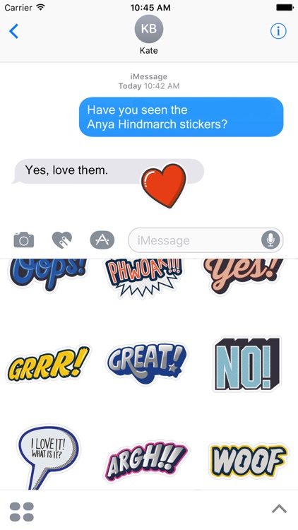 Anya Hindmarch Sticker Shop