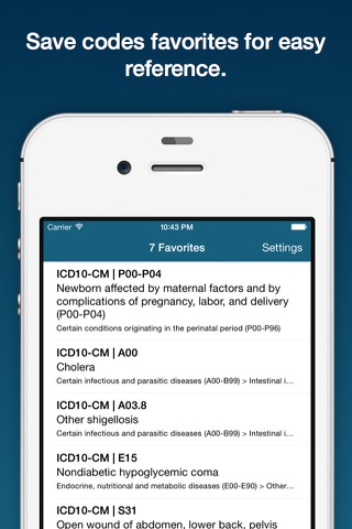 2016 ICD 10 Pro Code - Offline browse and search of 2015/2016 CM & PCS code with MEDLINE info screenshot 4