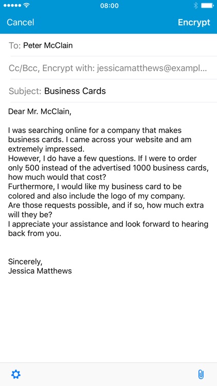 Cisco Business Class Email