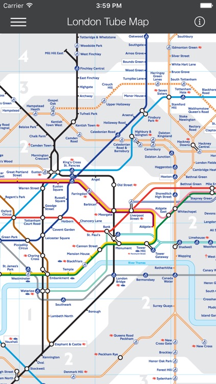 London Tube Map - LON