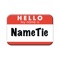 NameTie lets you create the ultimate modern NAME TAG using assorted backgrounds (wood, leather, metal, diamond plate, carbon fiber, as well as traditional colors