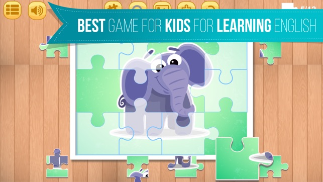 Kids Jigsaw Puzzle World : Animals - Game for Kids for learn(圖1)-速報App