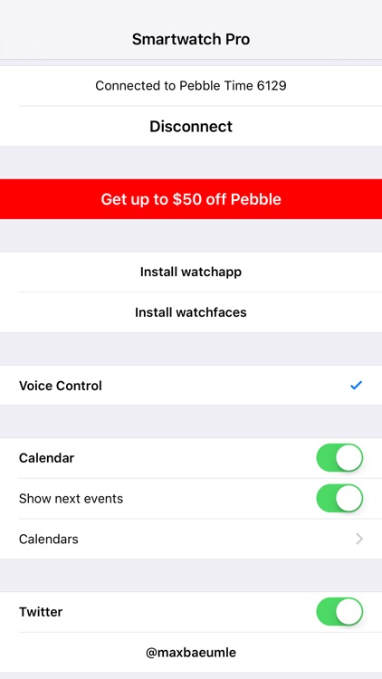 Smartwatch Pro for Pebble