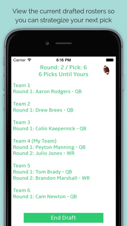 Draftalyzer - Fantasy Football Draft, Mock Draft, and Projections screenshot-3