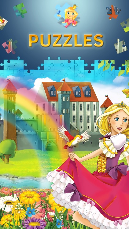 Princess Puzzles for Girls. Premium