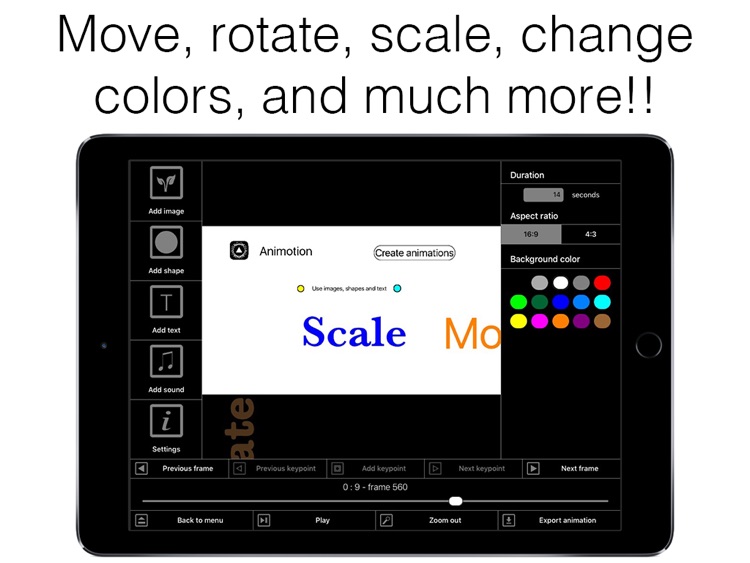 Animotion - Create animations