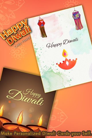 Happy Diwali Card Maker screenshot 2