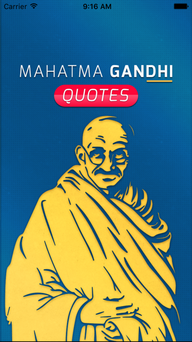 How to cancel & delete Great Quotes Biography & Saying of Mahatma Gandhi from iphone & ipad 1