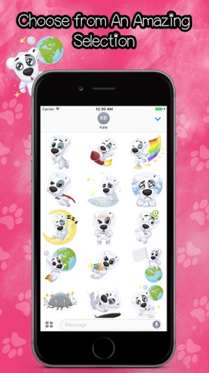 Puppy In Space Stickers Pack for iMessage(圖2)-速報App