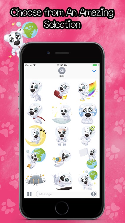 Puppy In Space Stickers Pack for iMessage