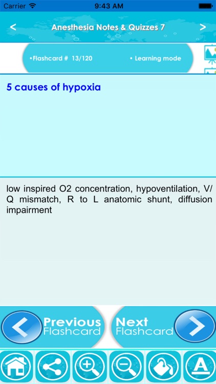 Anesthesia Exam Review : 6200 Quiz & Study Notes screenshot-4