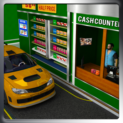 Drive Thru Super-Market 3D: City Car Shopping Mall