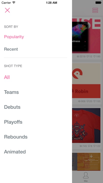 Dribbboard - client for Dribbble