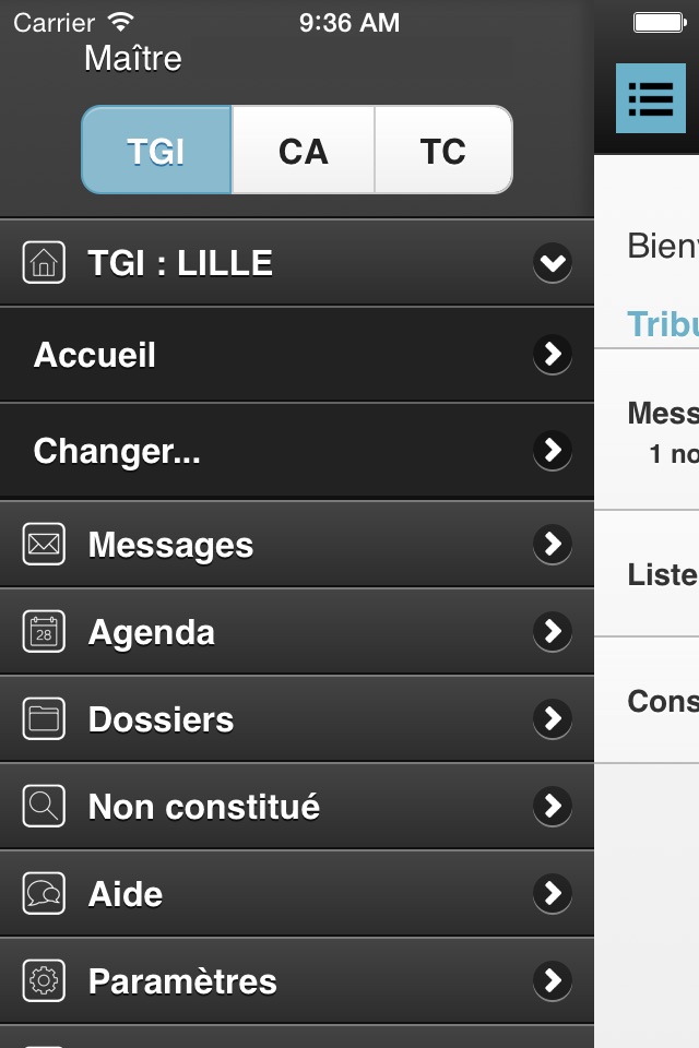 e-Barreau Mobile screenshot 3