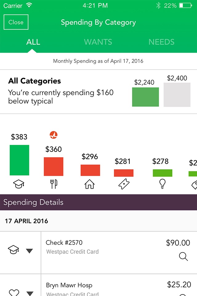 Westpac NZ CashNav screenshot 2