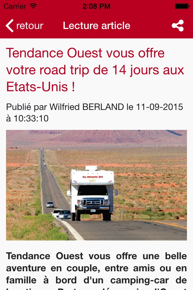 Tendance.Ouest screenshot 4