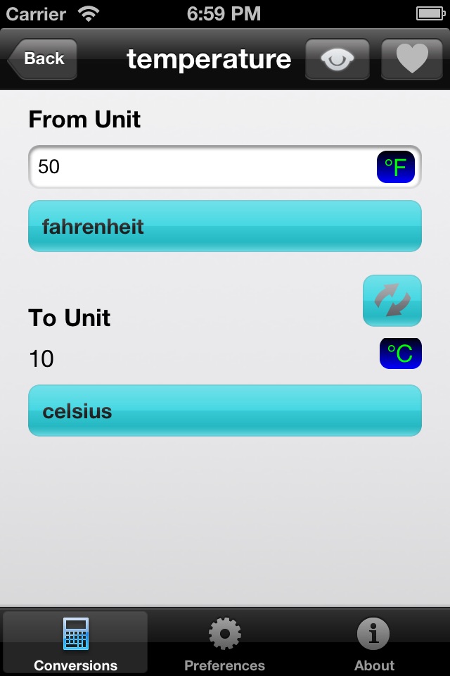 Simple Units Converter screenshot 2